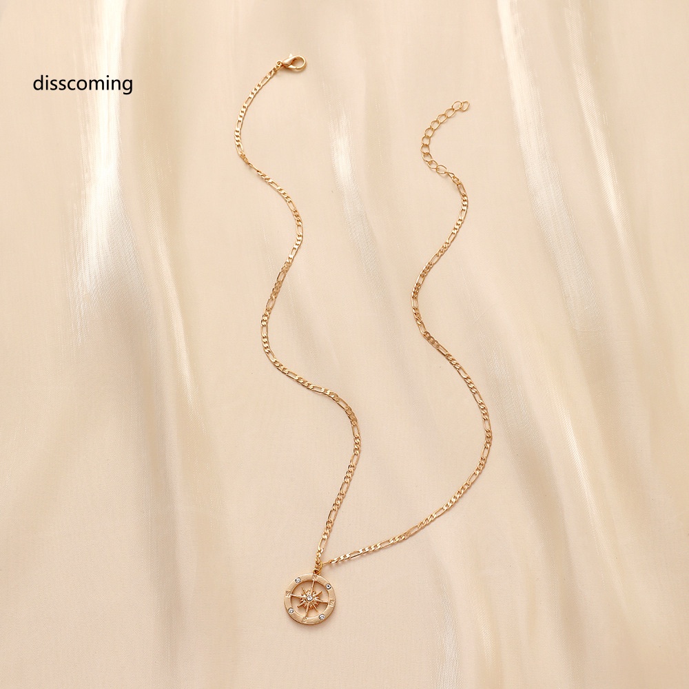 Áo Thun Tay Ngắn In Chữ SL| Vòng cổ Kim Loại Mặt Hình Ngôi Sao / Mỏ Neo Thời Trang Cho Nữ