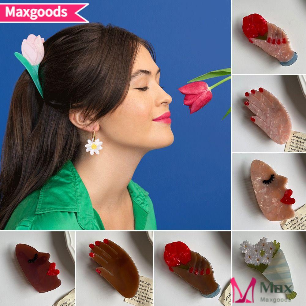 MAXG Kẹp Tóc Kiểu Dáng Ngọt Ngào Thời Trang Cho Nữ