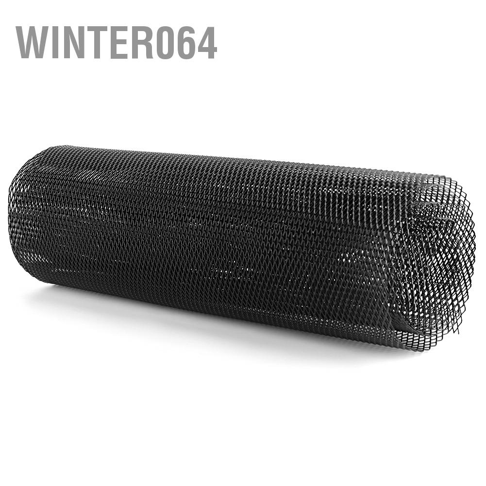 Winter064 Lưới tản nhiệt ô tô bằng hợp kim nhôm 3x6mm Tấm lưới Thân cản Hình thoi Nướng Đa năng