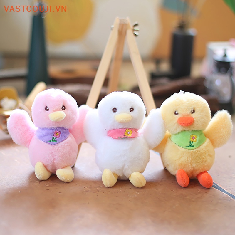 1 Móc Khóa Vịt Nhồi Bông VASTJI Dễ Thương