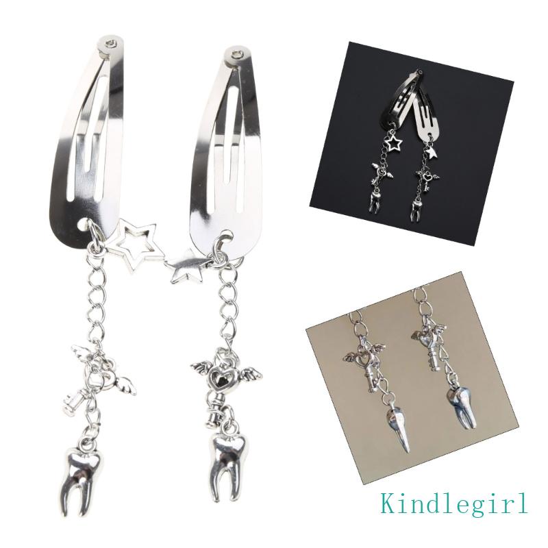 Kẹp Tóc Hình Ngôi Sao Năm Cánh Cỡ Lớn Dễ Thương Y2k