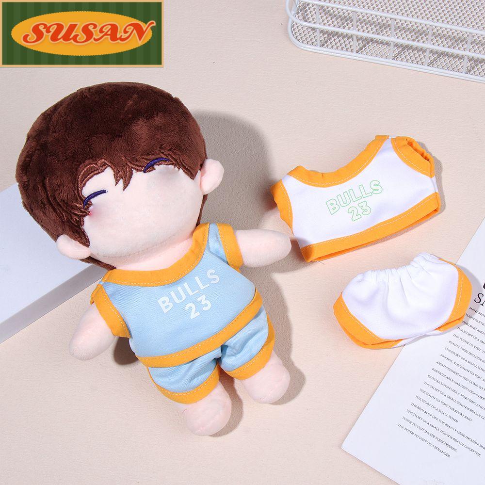 SUSANS Bộ Đồ Chơi Bóng Rổ Áo Sát Nách Phối Quần Short 20CM Thiết Kế Dễ Thương Cho Búp Bê