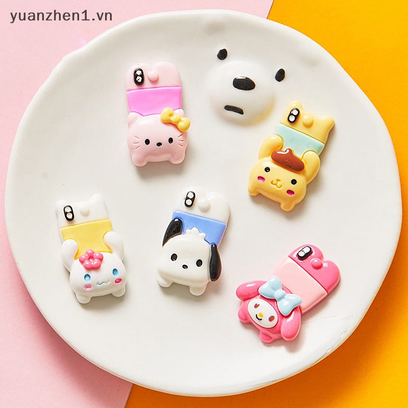 Set 5 Mô Hình Điện Thoại Di Động Dễ Thương Trang Trí Nhà Búp Bê