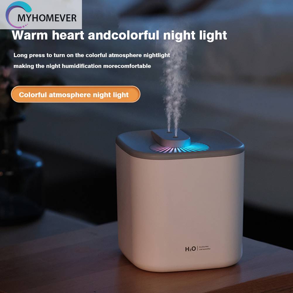 Máy Phun Sương Tạo Ẩm Không Khí Có Đèn LED Nhiều Màu 3L