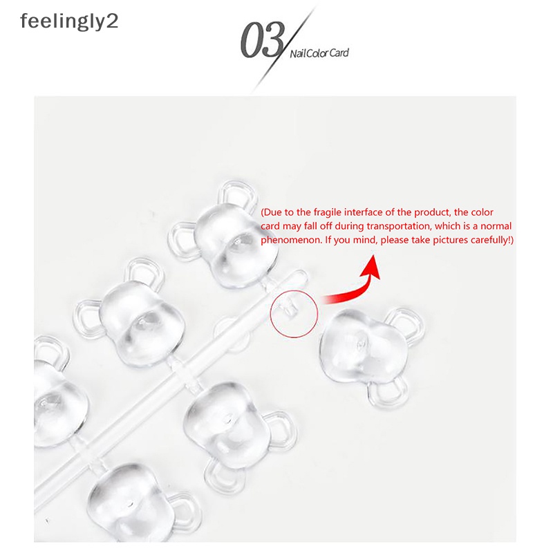 Giá Đỡ Trưng Bày Móng Tay Giả Bằng Acrylic Trong Suốt 50 / 60 Màu