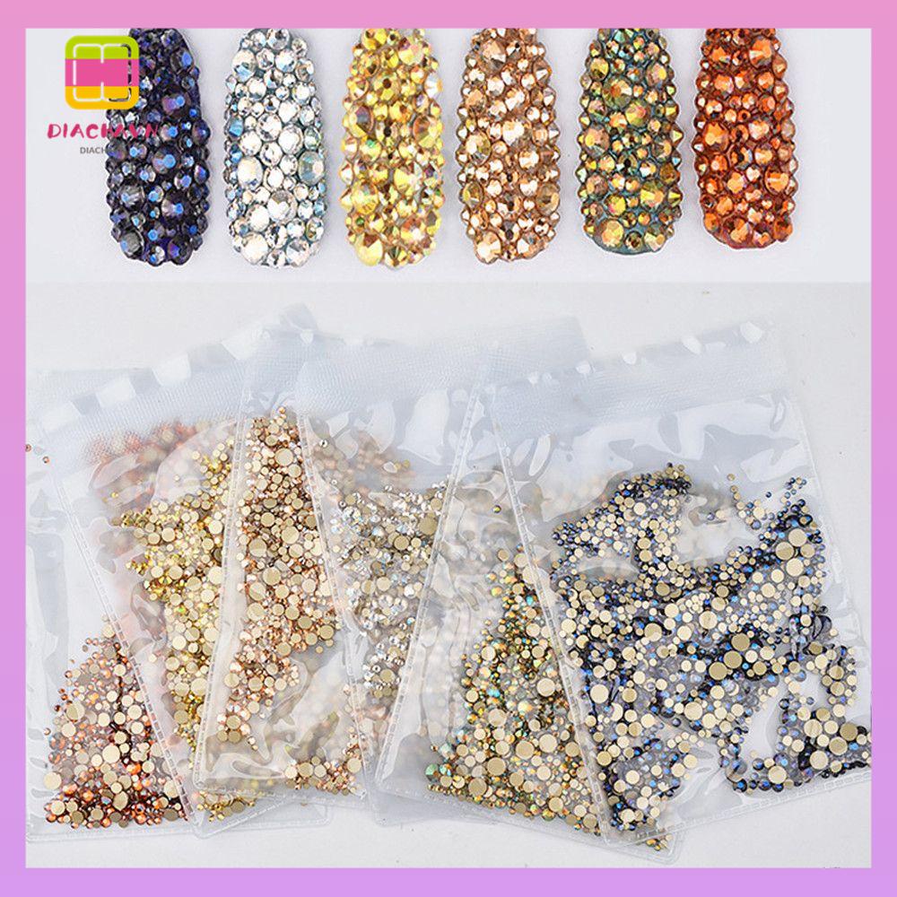 DIACHAVN (MớI) Hạt ĐíNh Trang Trí MóNg 3D DIY - 1440 CáI