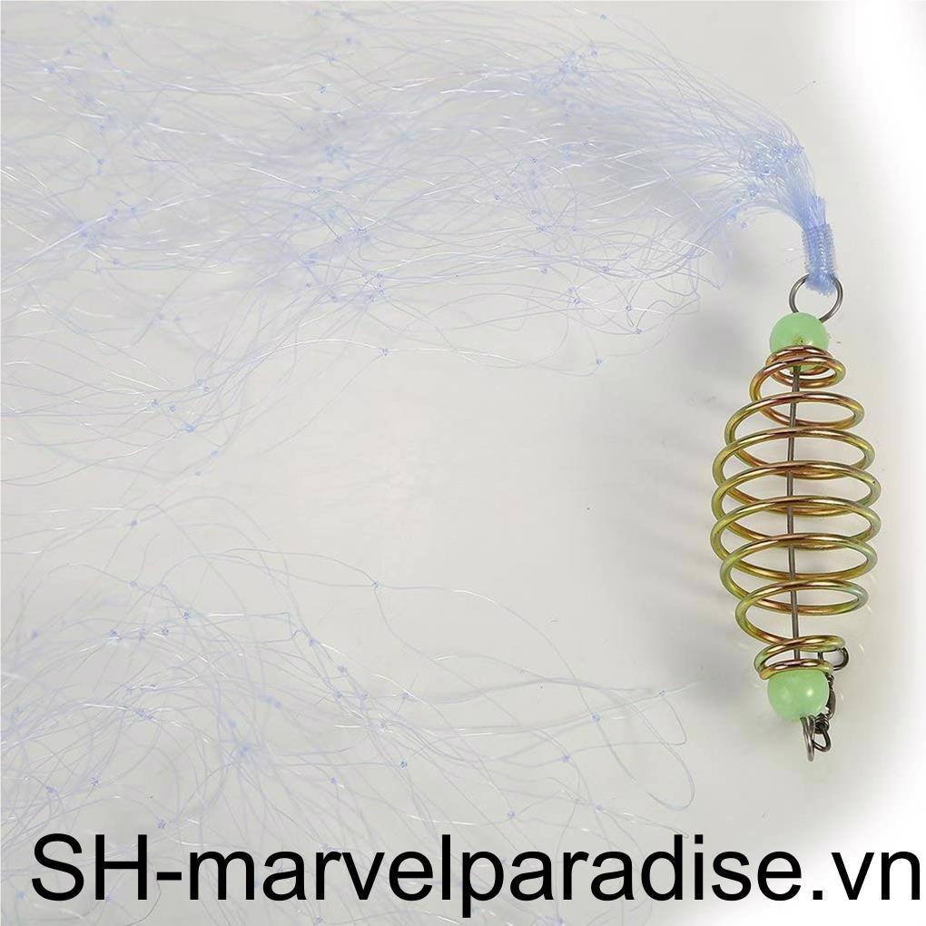 Set 4 Lưới Bắt Cá Bằng Đồng Nylon Phát Quang Bền Bỉ Chống Rách