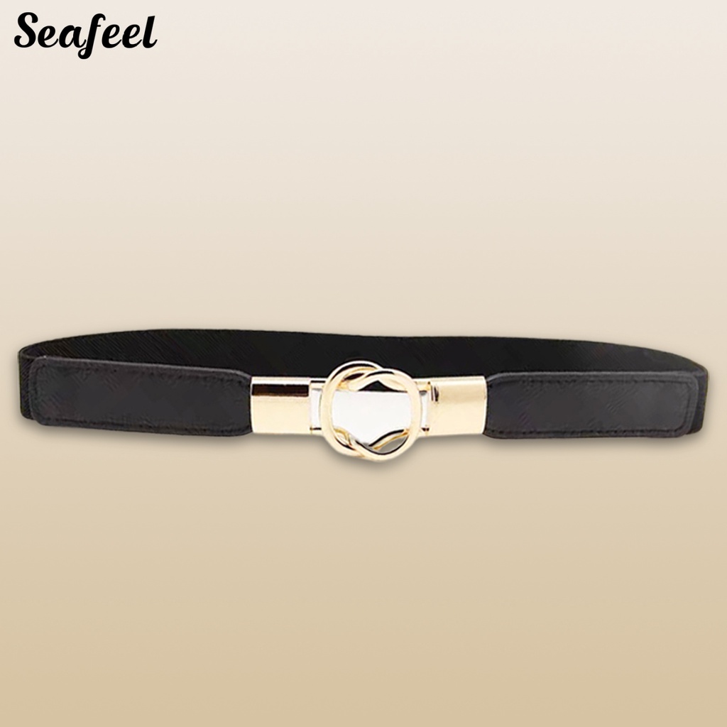 Thắt Lưng Hai Khóa Nhẫn Đôi Co Giãn Tháo Lắp Nhanh Tinh Tế Không Cần Khoan Lỗ Thích Hợp Sử Dụng Hàng Ngày