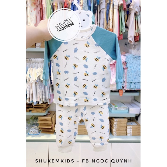 Lullaby - Bộ cài vai peptit phối mềm mại cho bé trai bé gái