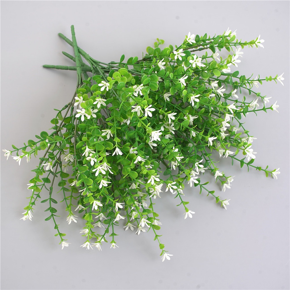 1 Cành Hoa Lá Nhân Tạo Trang Trí Nhà Cửa / Tiệc Cưới DIY