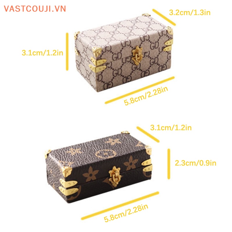 Va Li Mini Tỉ Lệ 1: 12 Dùng Để Trang Trí Nhà Búp Bê