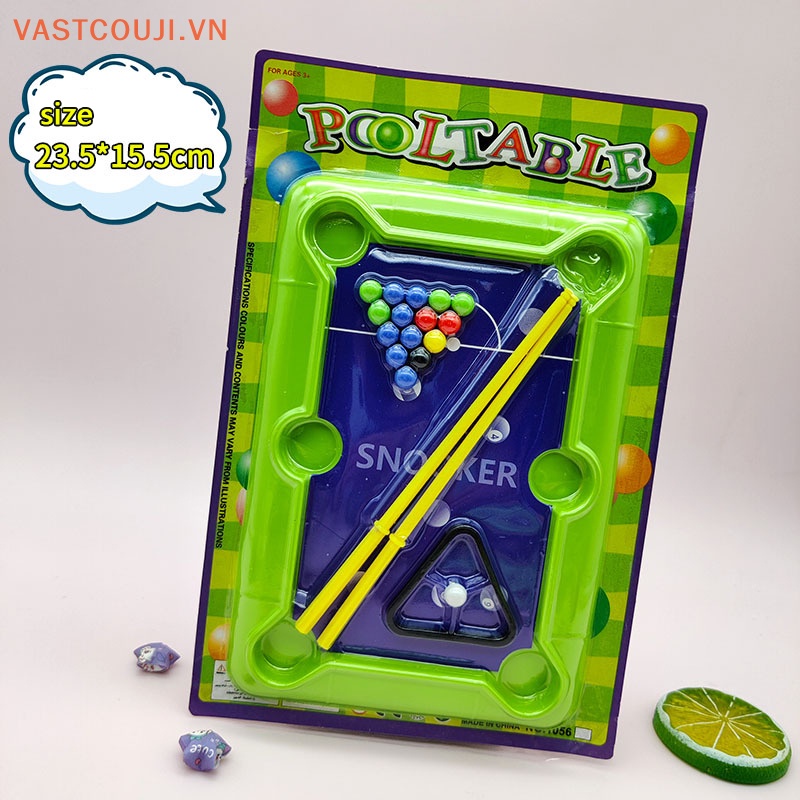 Bộ Đồ Chơi Bida Mini Để Bàn Giải Trí Vui Nhộn Cho Bé