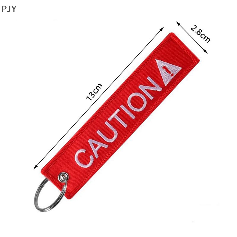 Pjy Móc Khóa Xe Hơi / Xe Máy Hai Mặt Thêu Họa Tiết Mới Lạ PJ