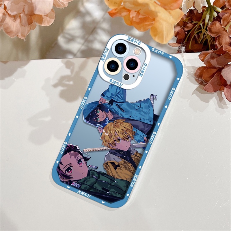 Ốp Điện Thoại Silicon Mềm Trong Suốt Hình Anime Demon Slayer Tokitou Muichirou Kokushibou Cho Samsung Galaxy J7 Prime J4 J6 Plus A12 5G