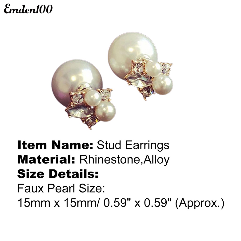 Bông Tai Đính Đá Thời Trang Dành Cho Nữ