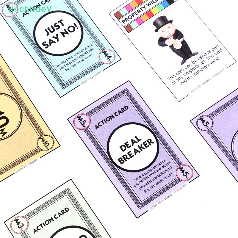 [TinchitdeV] Trò Chơi Thẻ Bài Monopoly Phiên Bản Tiếng Anh Dành Cho Gia Đình [Mới]