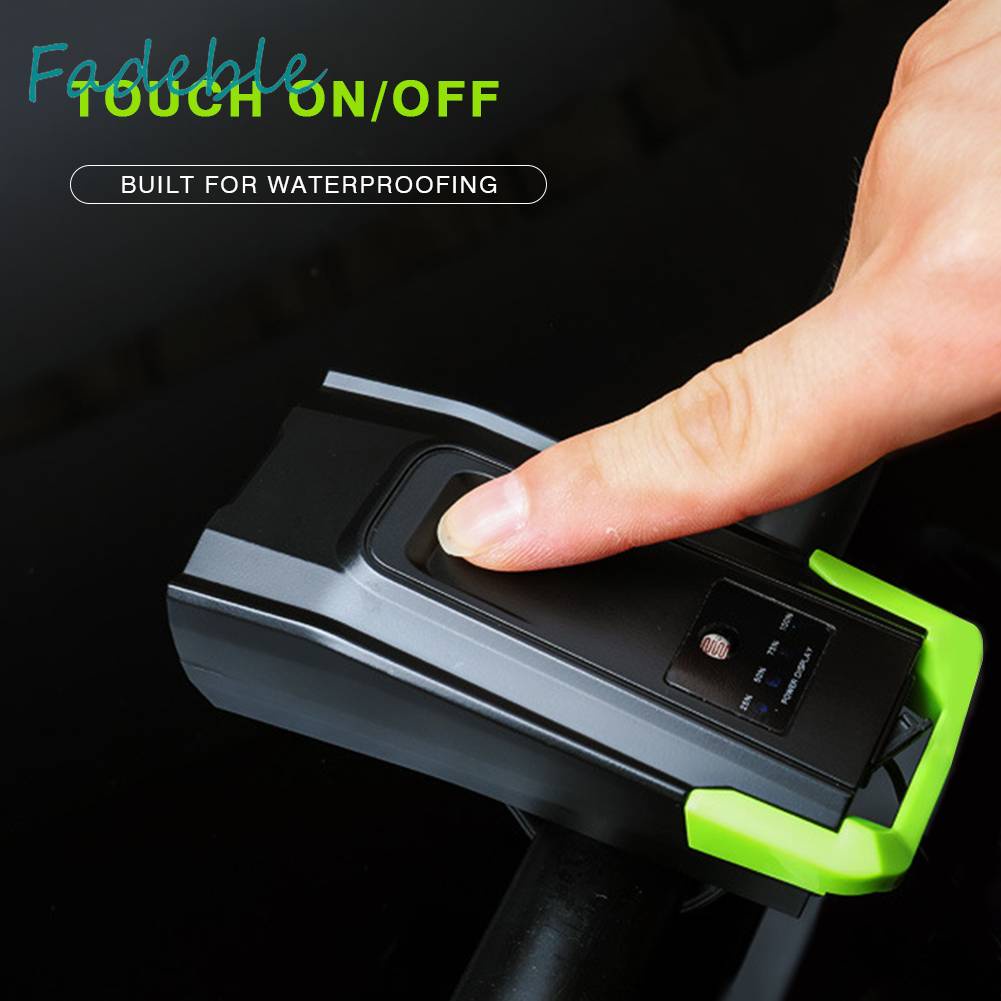 Đèn Pin Cảm Ứng Gắn Tay Lái Xe Đạp 120dB 4000mAh