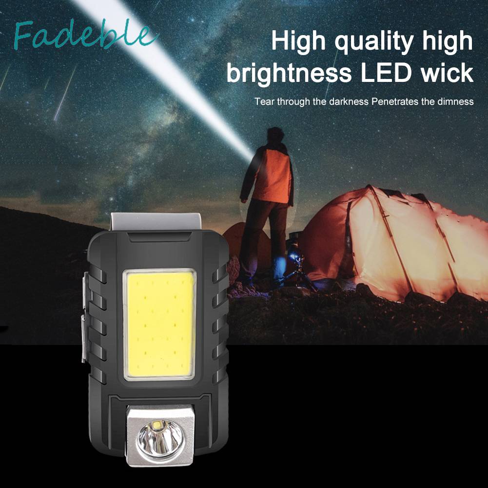 Đèn Led Kẹp Mũ COB 500mAh 500LM Sạc Được Loại C