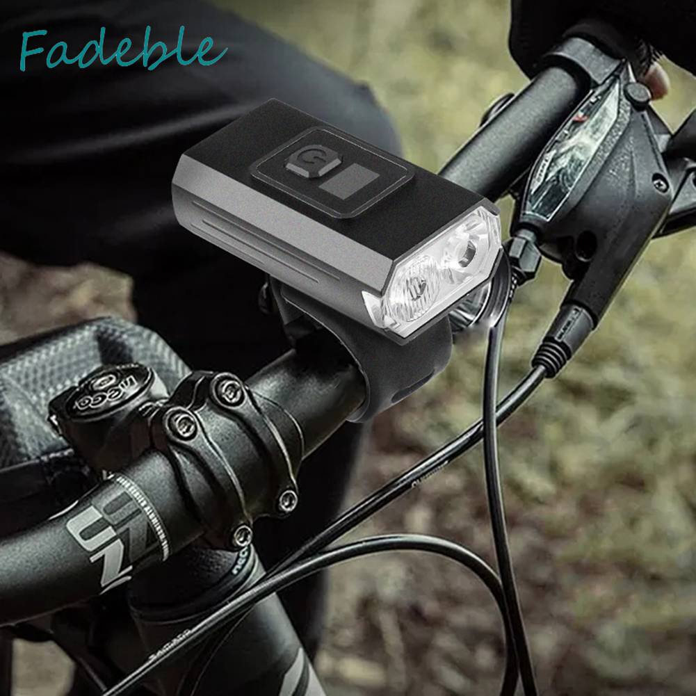 Đèn Pha Xe Đạp 800LM Cổng Sạc USB Loại C IPX4 1000mAh