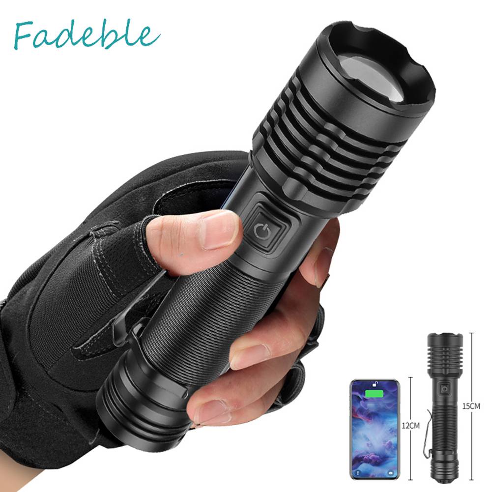 Đèn Pin XHP50 LED 800LM IPX4 5 Chế Độ Sáng, Chống Thấm Nước