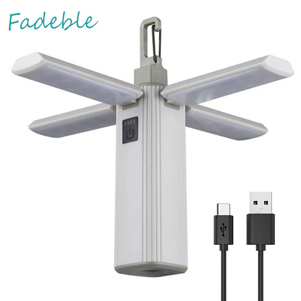 Đèn Cắm Trại 3 Chế Độ XPE LED 300LM 2000mAh Type-C Chống Thấm Nước