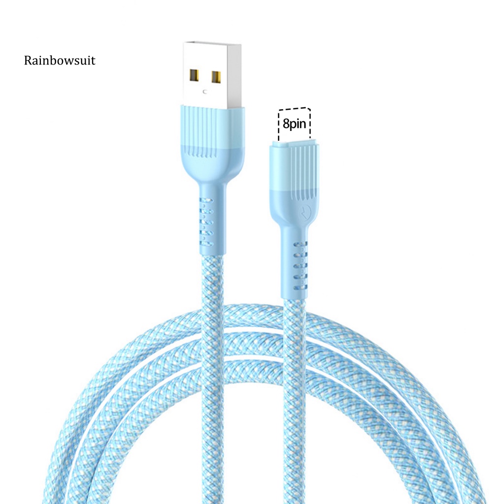 Dây Cáp Sạc Nylon Bện Dài 2M Đầu Ra Ổn Định Dành Cho Gia Đình