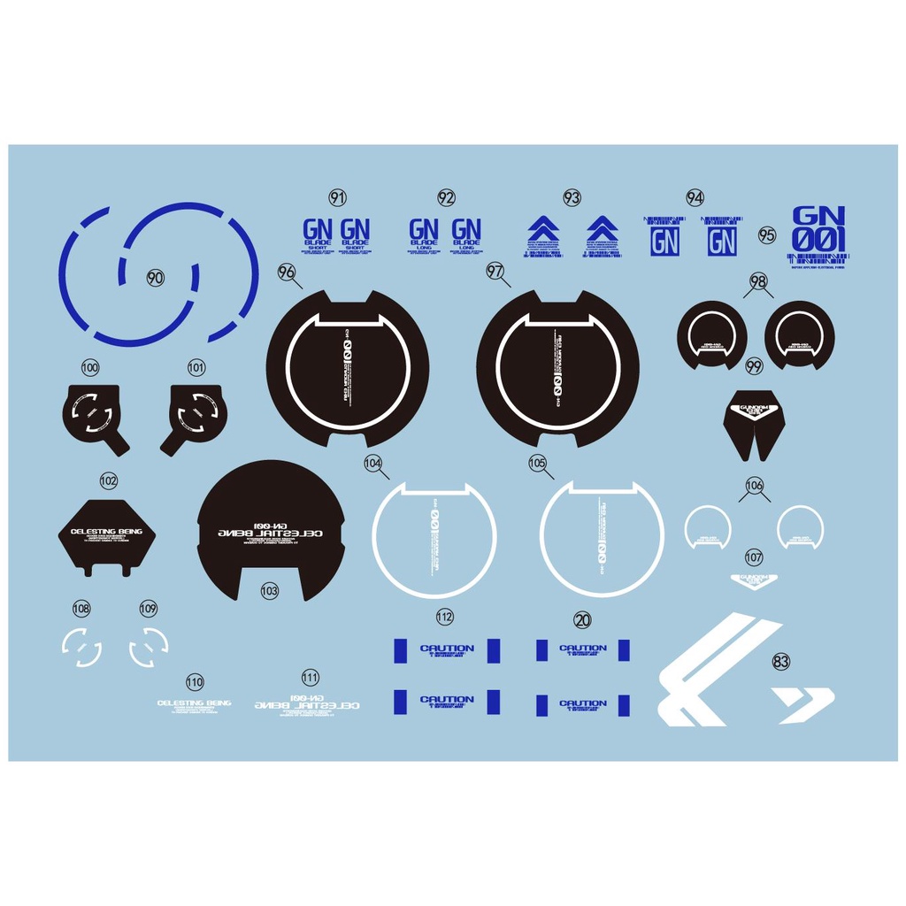 Đề Can Dán Trang Trí Đứng Trong Xe Hơi 1010 PG avalanche exia