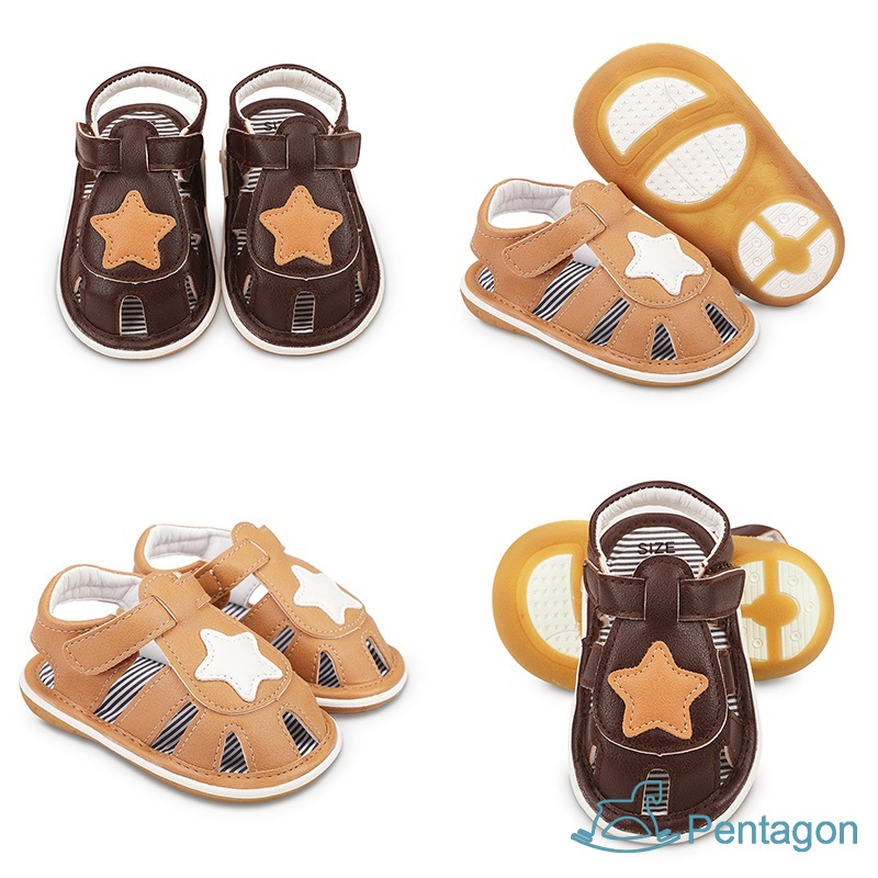 Xăng đan Đế Mềm Chống Trượt Phong Cách Retro Thời Trang Mùa Hè Dành Cho Bé Trai