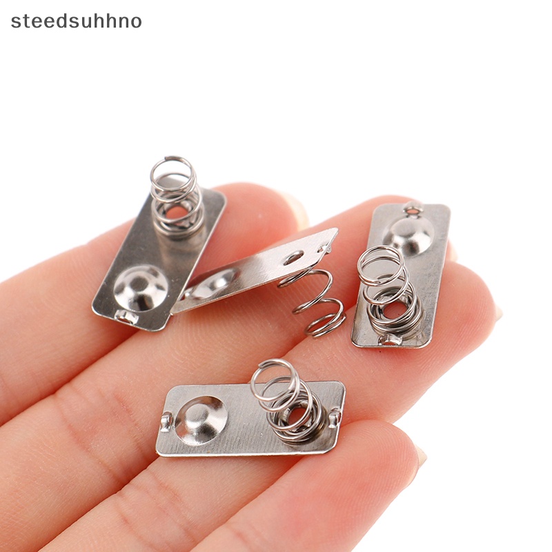 Set 10 Lò Xo Kim Loại Màu Bạc 21x9mm Thay Thế Chuyên Dụng hhno
