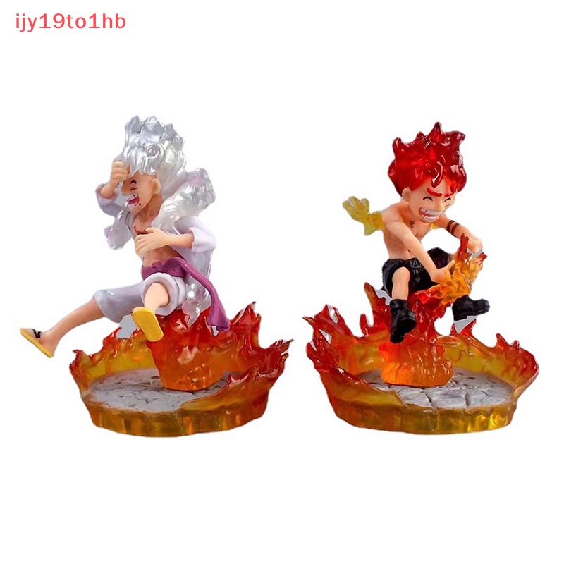 One Piece Figure NIKA Luffy Gear 5 Q phiên bản hành động figurine tượng Anime mới
