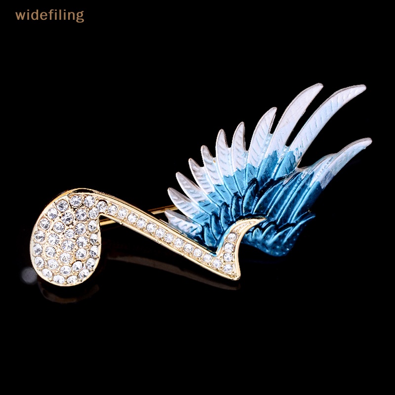 Ghim Cài Áo Hình Nốt Nhạc Đính Đá Thời Trang Cho Nữ