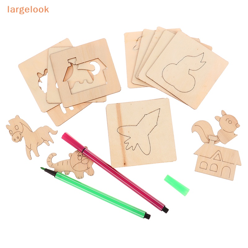 Bộ Khuôn Vẽ Tranh Nghệ Thuật DIY Có Thể Tái Sử Dụng Cho Bé