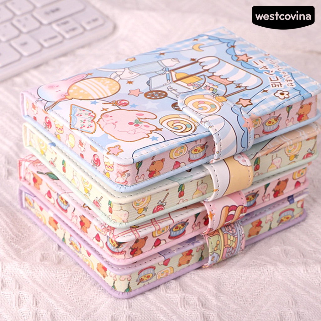 [WSTN] [WSTN]✎Bộ 128 Tờ Sách Agenda Chất Liệu Giả Da Mềm Mại