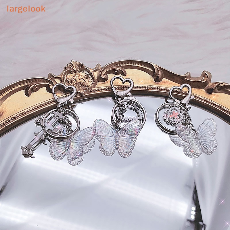 Móc Khóa Hợp Kim Y2K Hình Bướm Vintage Thời Trang