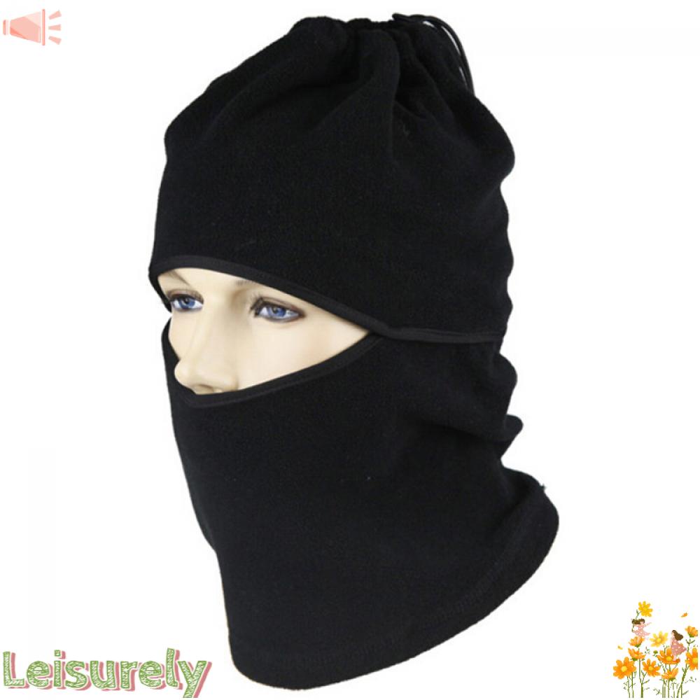 LEILY Mũ Trùm Đầu Thể Thao Che Phủ Cổ Chống Gió Mùa Đông