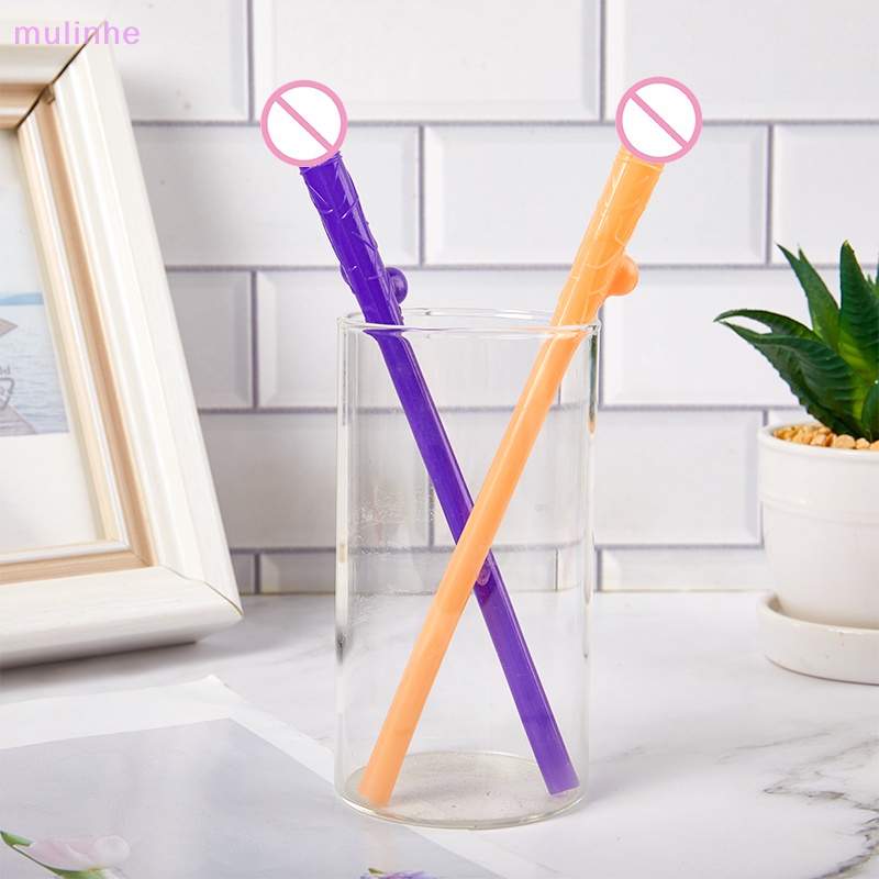 Set 10 Ống Hút Màu Nude Gợi Cảm Cho Tiệc Độc Thân vn