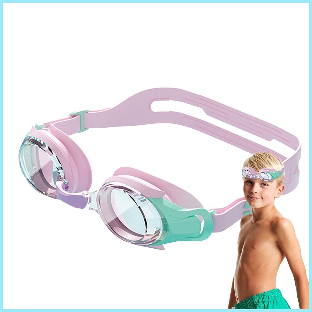 Kính Bơi Chống Nước Chống Sương Mù Bảo Vệ Mắt Cho Trẻ Em Gái