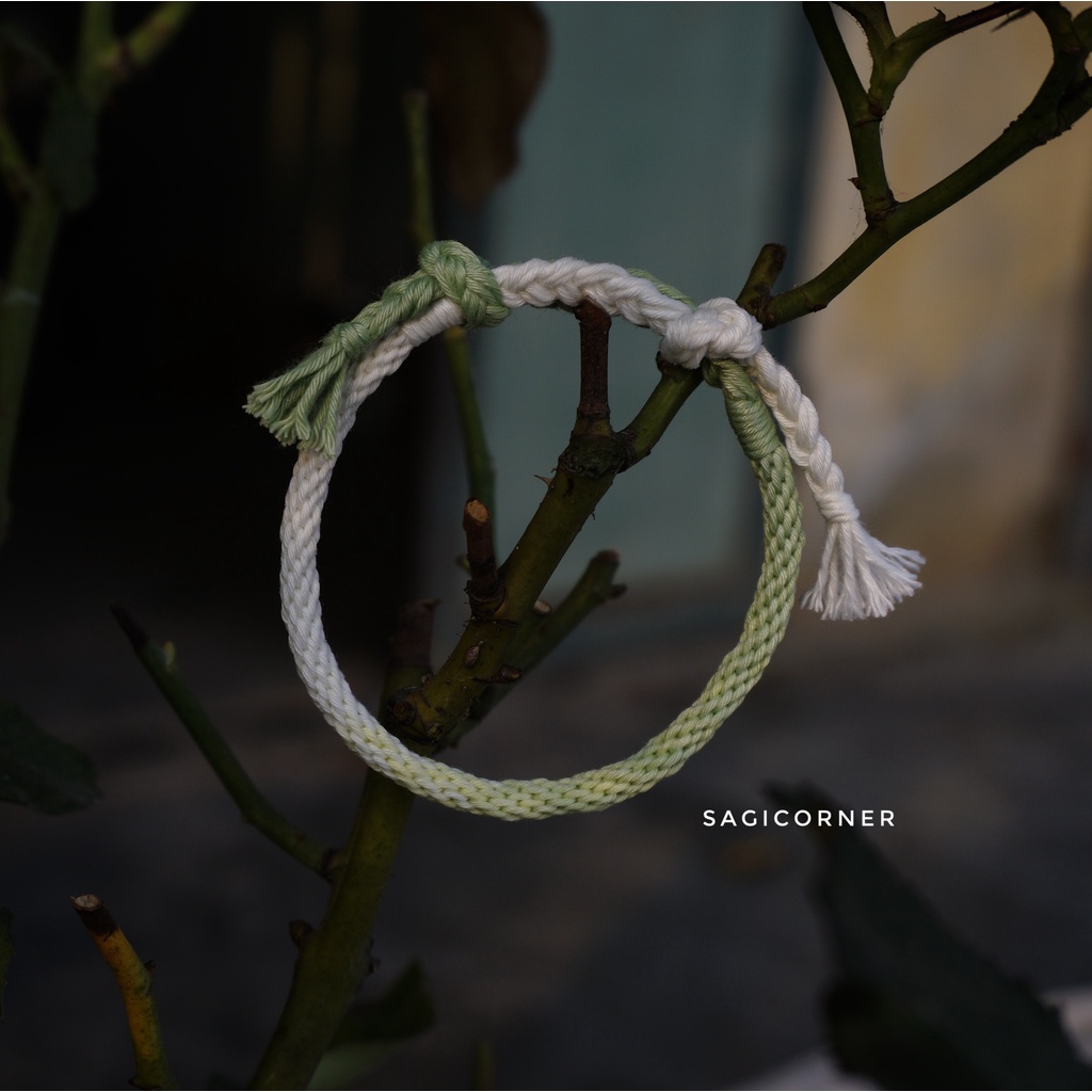 Part 2 - Vòng kumihimo màu ombre handmade