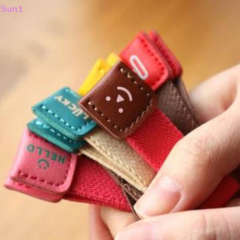 1 Dụng Cụ Quấn Dây Cáp / Tai Nghe Bằng Da Sắp Xếp Gọn Gàng Cho Điện Thoại