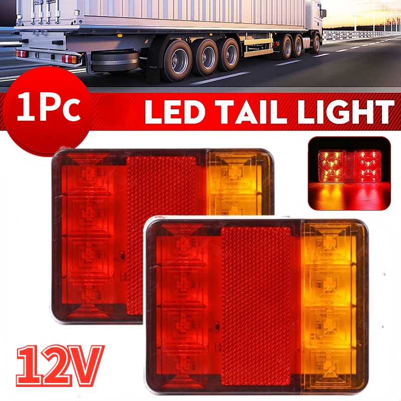 Đèn LED Cảnh Báo Gắn Biển Số Xe Hơi Chống Nước Có 2 Màu Chất Lượng Cao