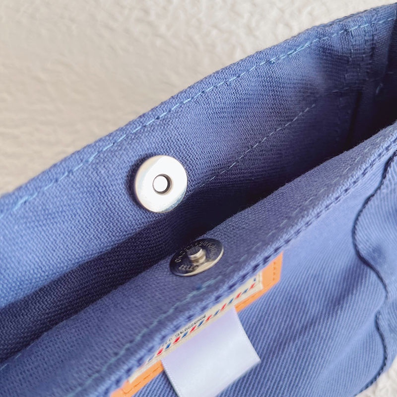 Túi Vải Canvas Đeo Chéo Thời Trang Đường Phố Dành Cho Bé Trai