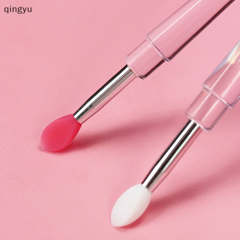 1 Cọ Tô Son Môi Bằng Silicone Kèm Nắp Chống Bụi