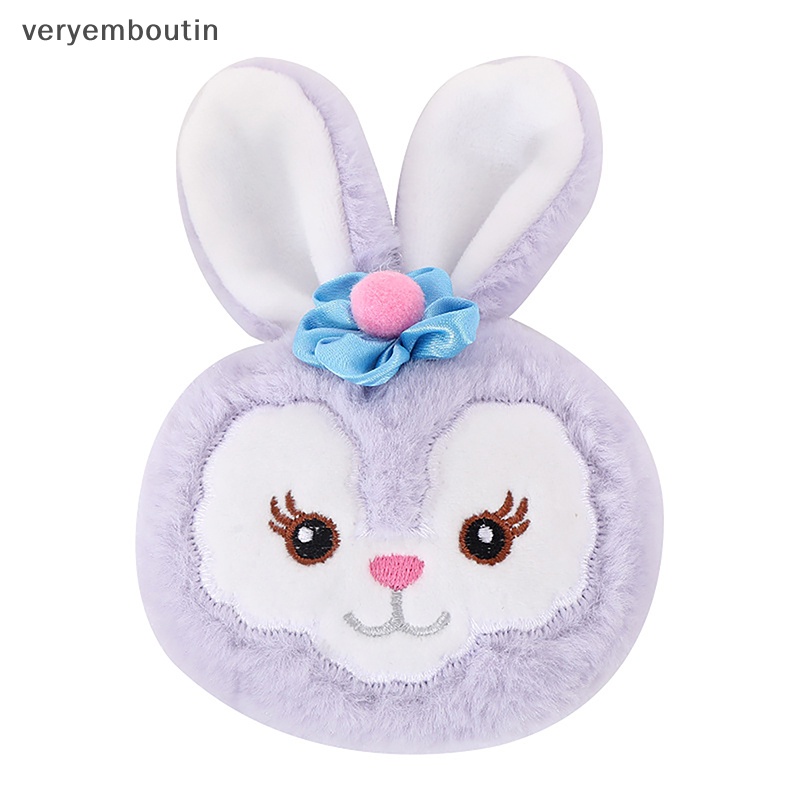 Trâm Cài Áo Hình Thỏ Hoạt Hình Nhồi Bông Dễ Thương