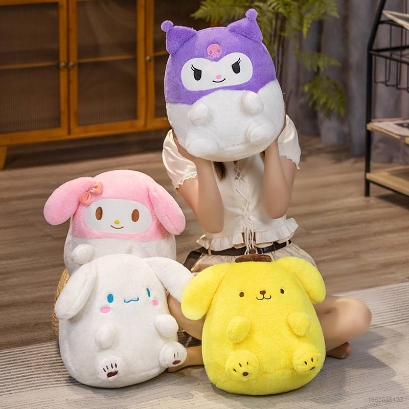 Thú Nhồi Bông Hình Kuromi Melody SY2 Sanrio Dễ Thương Trang Trí Nhà Cửa