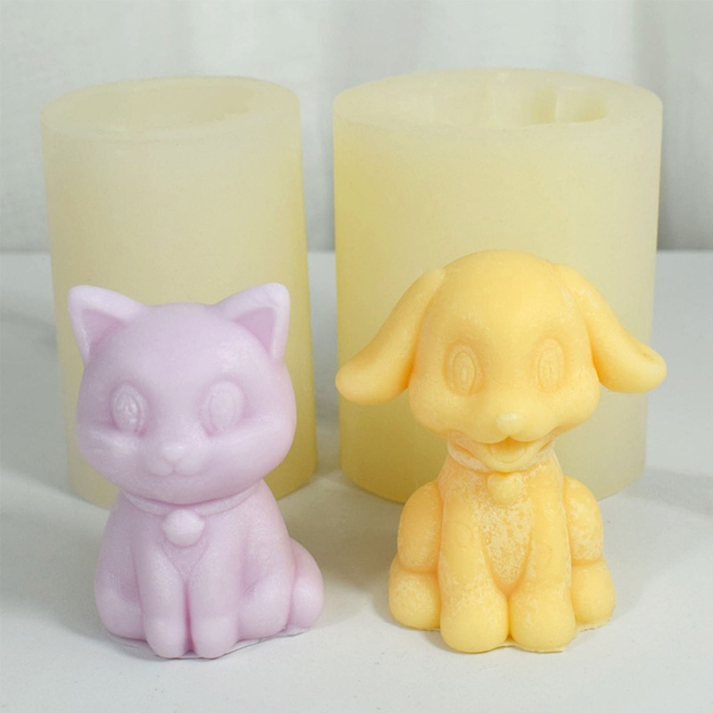 Khuôn Silicone Tạo Hình Làm Nến Hình Động Vật 3D DIY