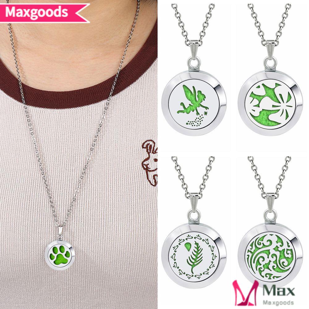 MAXG Vòng cổ Khuếch Tán Tinh Dầu Thời Trang Cho Nam Nữ Charms