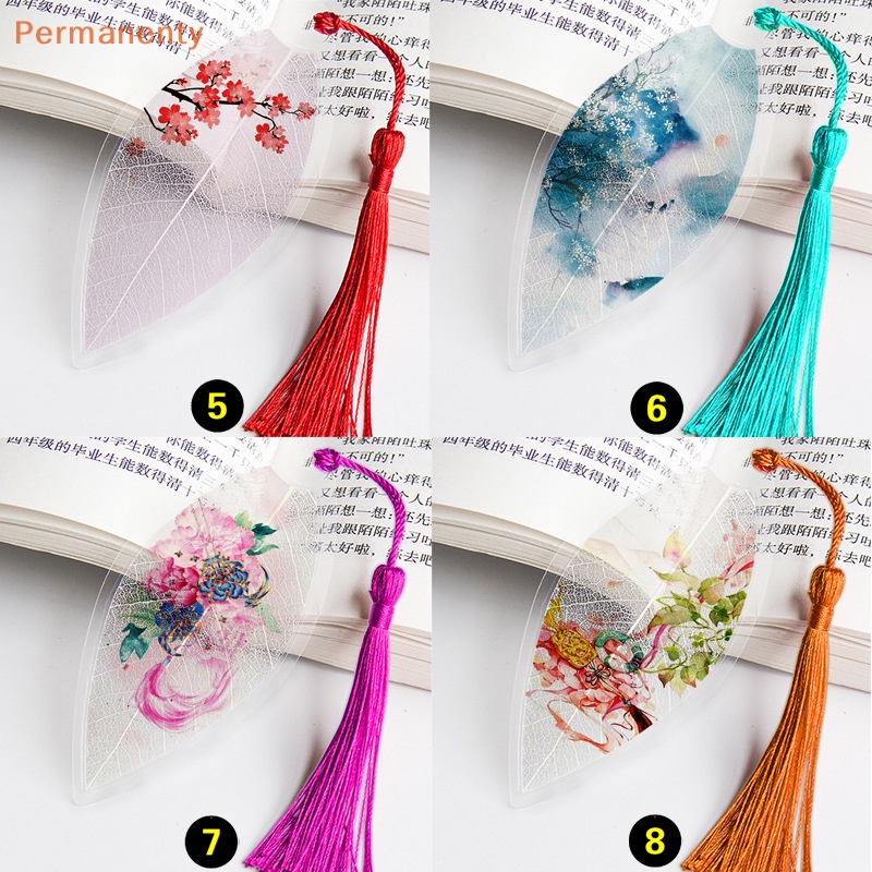 Bookmark Đọc Sách Hình Lá Phong Cách Trung Hoa Cổ Điển Đẹp Mắt
