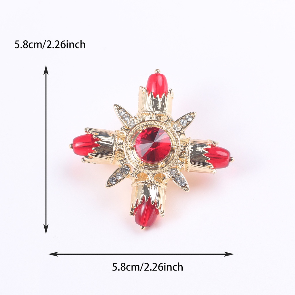 Ghim Cài Áo Đính Ngọc Trai Tráng Men Phong Cách Baroque Cổ Điển Thời Trang Cho Nam Và Nữ