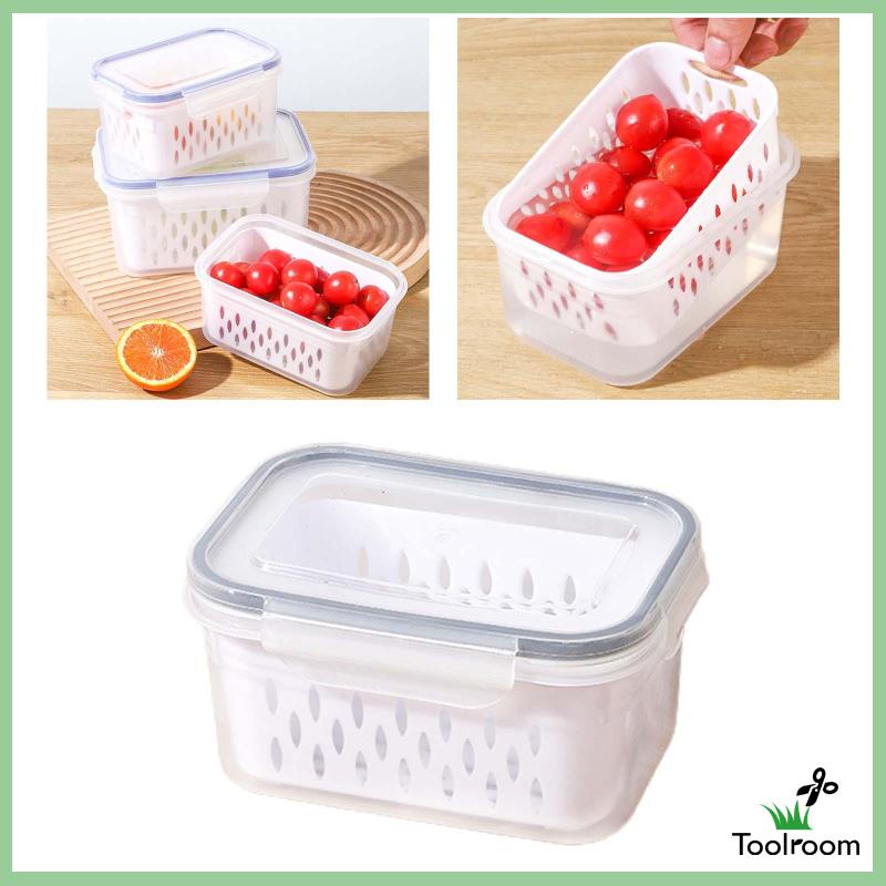 Rổ Đựng Rau Củ Quả Có Thể Tháo Rời Tiện Dụng Cho Tủ Lạnh