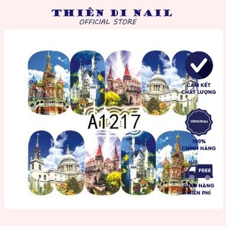 Stick nước tháp Afen dán móng, stick 3D Thiên Di Nail